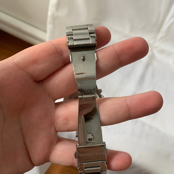 MK Blair Silver Chronograph Watch - Picture 4 of 6